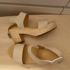 Nisolo Clog Sandal-Bone (size 7/38)